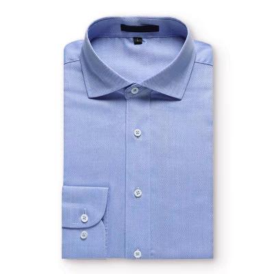 China Anti-pilling luxury stylish gentleman latest design mans shirt for sale