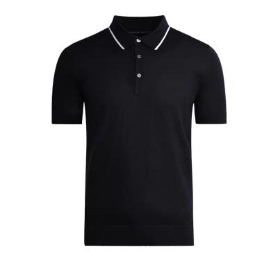 China Anti-Wrinkle Manufacturer Men Polo T Shirts Slim Fit 100% Cotton for sale