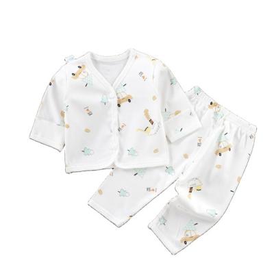 China Home Service Newborn Two-piece Breathable Baby Clothes Suit Boys And Girls Children'S Pajamas for sale