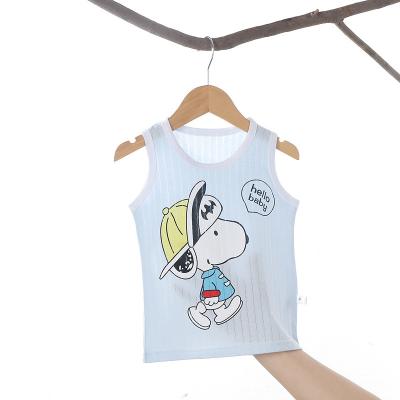 China Wholesale High Quality Casual Cotton Kids Invest Baby Boy Girl Tank Tops for sale