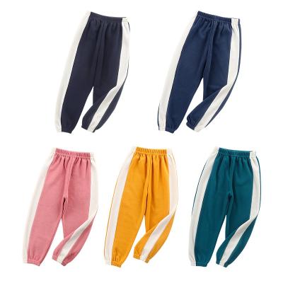 China 80-160cm Long Pants Children's Clothing Autumn Loose Knit Pants Children's Casual Breathable Pants for sale