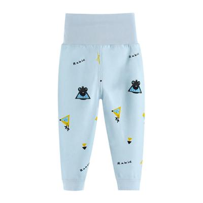 China Anti-pilling infant children clothing wholesale boys and girls color cotton pajama pants gaiters baby long johns for sale