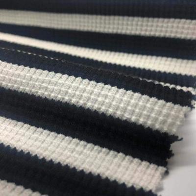 China 170GSM 100% Cotton Knitted Waffle Fabric Tear-Resistant for sale