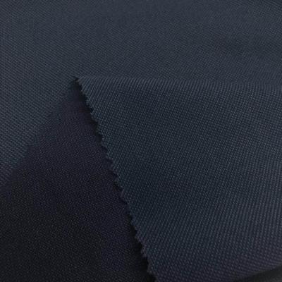 China Free Sample Wholesale Dark Navy 100% Organic Cotton Sustainable Knit Pique Jersey Fabric For Apparel for sale