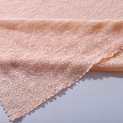 China Wicking Free Sample 100% Pure Linen Jersey Knitted Fabric for sale