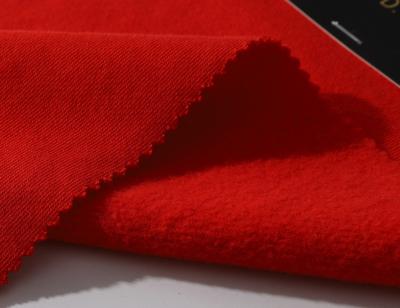 China 350GSM One Side Tear-Resistant Brushed 100% Organic Cotton French Terry Fleece Knit Fabric for sale