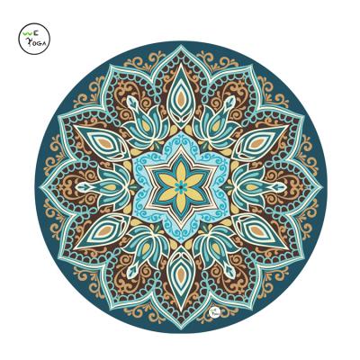 China Yoga Exercises 2021 Hot Selling Round Yoga Mat Meditation Mat Kids Climbing Mat for sale