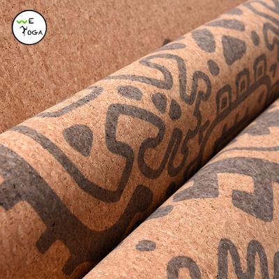 China Yoga Exercises Prints Unique Pattern On Safe Non-Toxic Kids Stopper Yoga Mat Natural Rubber Mat for sale