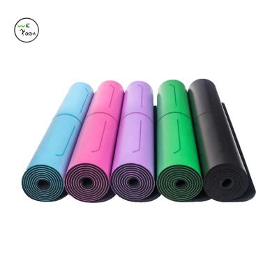 China Durable Wholesale Professional Natural Rubber Yoga Edition Slip Custom Made Mat for sale