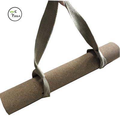 China Carry Yoga Mat New Arrival Jute Eco-Friendly Hemp Natural Yoga Mat With Carrying Strap for sale