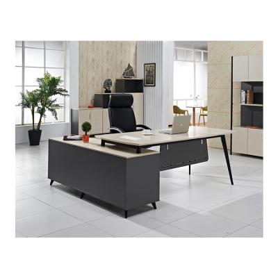 China 2021 Best Selling Modern Simple Offce Office Work Desk With Large Drawers And Storage Cabinets for sale