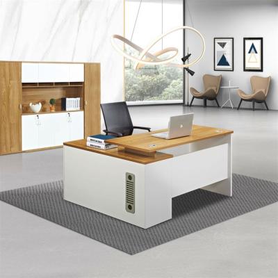 China Factory Solution Office Furniture Office Furniture Wood Office Mind Executive Desk Table Ergonomic Design Directly for sale