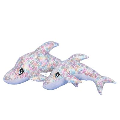 China 2020 New Key Chain Sea Animal Durable Soft Cloth Wild Animals Toys Stuffed Dolphin Plush Toys for sale