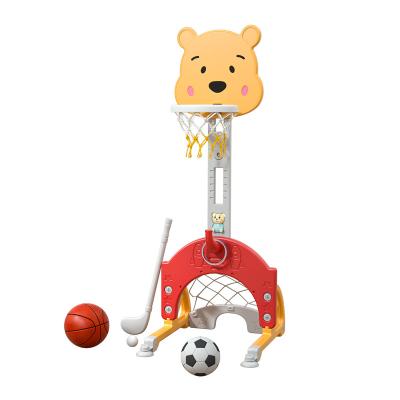 China Kids Playing Basketball Stand Outdoor Mobile Kids Stand Lifting Baby Home Sports Toy Ball Shooting Frame Gifts For Kids for sale