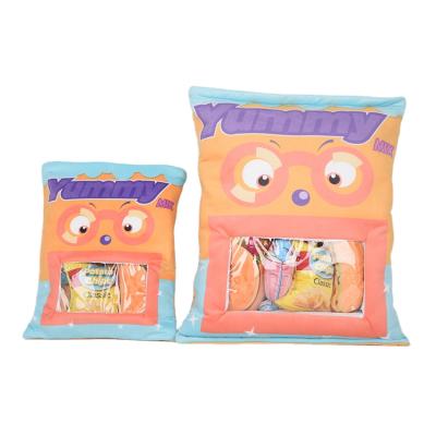 China Durable Customized Cartoon Pillow Plush Soft Food Toy Pillows Snack Pillow For Kids for sale