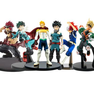 China Anime Series Collectible Toys 10 Styles My Action Numbers Hero Academia Anime Midoriya Izuku Todoroki Shoto Cake Decorating Models for sale