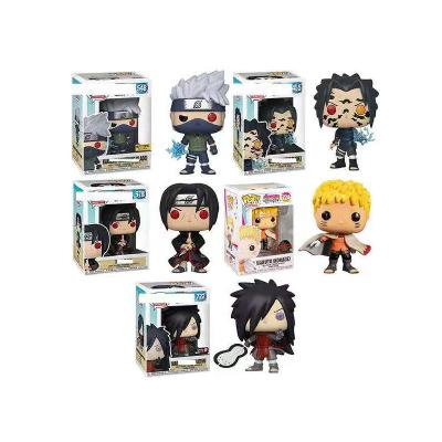 China Classic Anime Toy Decoration Collectible Kakashi Sasuke Action Number Noise Kid Model Toys Classic Cartoon Character Model for sale