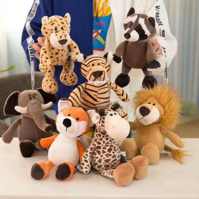 China 2021 New Product Style Stuffed Plush Doll Forest Animals Elephant Pillow Kawaii Baby Toy Cute Stuffed Doll Cartoon Funny Pet Toys for sale