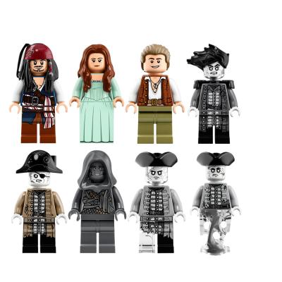 China City series compatible with legoinglys pirates of the building blocks figures salazar superheroes captain jack of the caribbean mini for sale