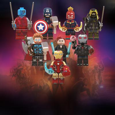 China Mini Building Toy Movie Marvel Superhero 4 Endgame Iron-man Thor Avengers Action Figures Building Blocks Kids Toys for sale