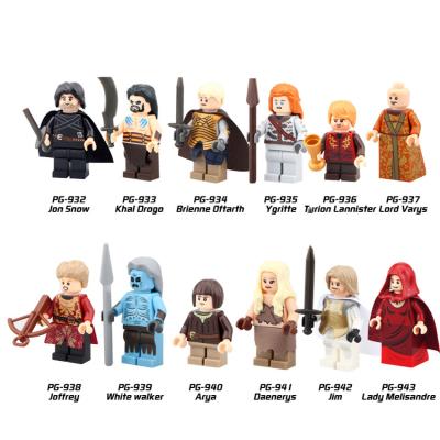 China City MOC Series Children Gifts A Song Mini Ice and Fire Wesselion Dragon Jon Snow Daenerys Building Block Toys for sale