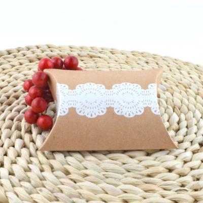 China Recycled Materials Wholesale Design Best Price Running Foldable Paper Pillow Box Expansion Pillow Box Wrapping Paper Gift Box Packaging for sale