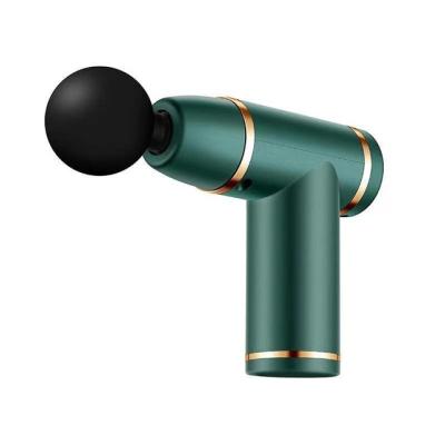 China Comfortable Muscle Massage Gun Heated Deep Tissue Percussion Muscle Massage Gun Small Deep Quiet Massage Gun Model 2021 For Ther for sale