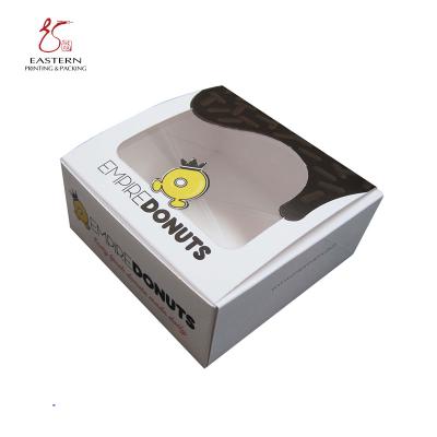 China Disposable Custom Food Packaging Box Donuts Square One for sale