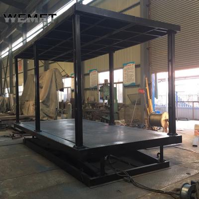 China Various Kind Double Deck Car Lift Guide Rail  Hydraulic System 16m Max Lifting Height 3t Loading Capacity for sale