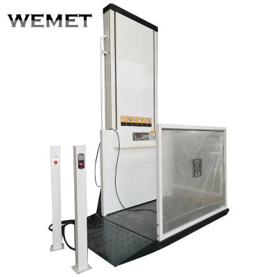 China Wemet ISO CE approved residential hydraulic lift elevator wheelchair lift for sale