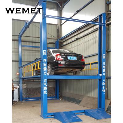 China Automatic hydraulic underground garage vehicle 4 post car lift elevator car parking lift platform for sale