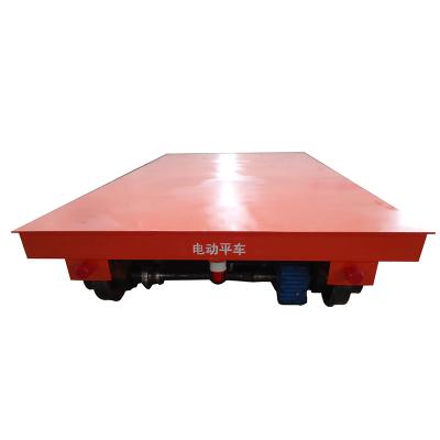 China Electric Automatic Battery Operated Flat Transfer Cart Stainless Steel Four-Wheel 5-400T à venda