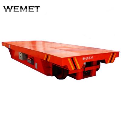 China Wemet Industrial Flat Transfer Cart Transfer Four-wheel 5-400T 1 Year Warranty à venda