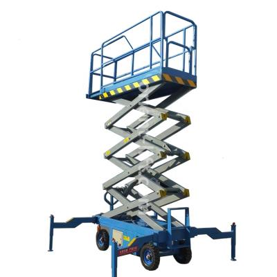 China Warehouse Hydraulic  Mobile Scissor Lift 1-3kw 1530mm 2250*1350*1530mm 880 Kg Weight for sale