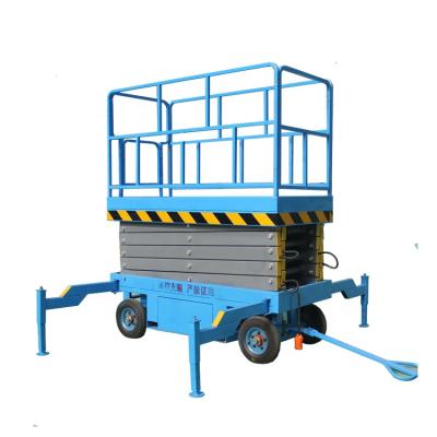 China 6-18m Electric Hydraulic Mobile Scissor Lift 1-3kw 1530mm 2250*1350*1530mm for sale