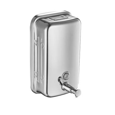 China Foam Soap Dispenser 304 Stainless Steel Wall Mounted Liquid Hand Soap Dispenser for sale