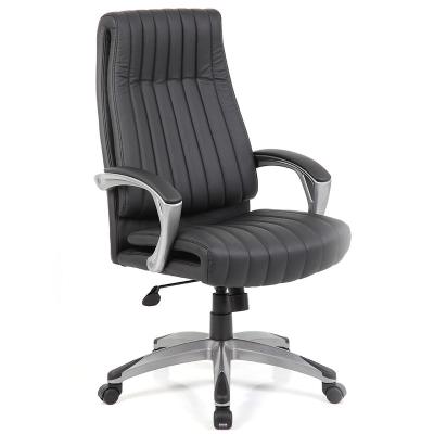 China Best ChaoYa Computer Office Chair Swivel Task Chair Black Seat Spinning Stripes Leather Office Chairs Executive for sale