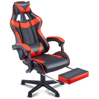 China Red Leather PU Computer PC Gamer Gaming Chair Silla Gamer Chair Ergonomic Racing (Size) Black Custom Adjustable From China for sale