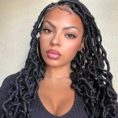 China Wholesale Popular Wavy Toceana Locs Crochet Hair Synthetic Hair Extension Twist Ombre Box Braiding Senegalese Braids for sale