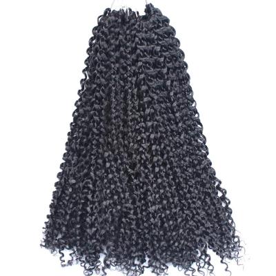 China Toyotress Passion Curly Twist For Water Wave Crochet Braids Synthetic Braiding Hair Extensions For Black Women for sale