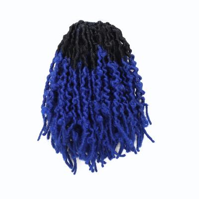 China New Arrival OT/Blue Popular Hot Quality Toyotress Cheap Price With Human Hair Box Crochet Ombre 2x Braiding Butterfly Locs for sale