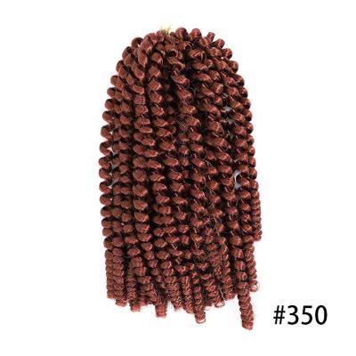 China Low Temperature Curly High Quality Synthetic Fiber Braid Hair Extension Spring Spring Twist Crochet Hair for sale