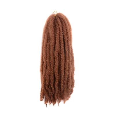 China Soft Synthetic Marley Curly Braid Crochet Hair Extensions Bulk Synthetic Afro Marley Braiding Curly Braids Hair for sale