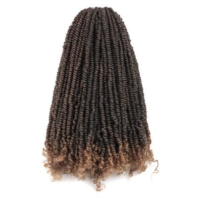 China Beauty Toyotress Lady 10inch Water Wave Afro Marley Real Body Cuban Crochet Braiding Pre Braiding Passion Sponge Spring Twist Fluffy Hair for sale