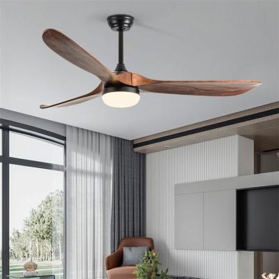 China Energy Saving Led 52 Inch Fans Simple Black Cordless Elegant Chandelier Ceiling Fan Light For Home for sale