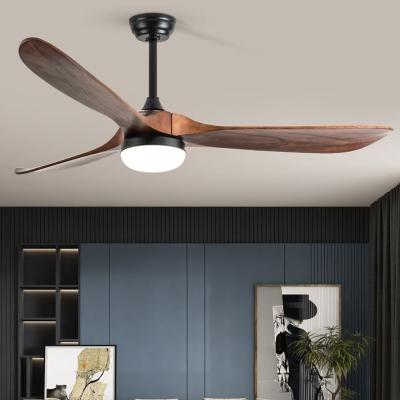 China Energy Saving 52 Inch Decorative Light Hanging Electricity Supply Powered Ceiling Fan Led Light for sale