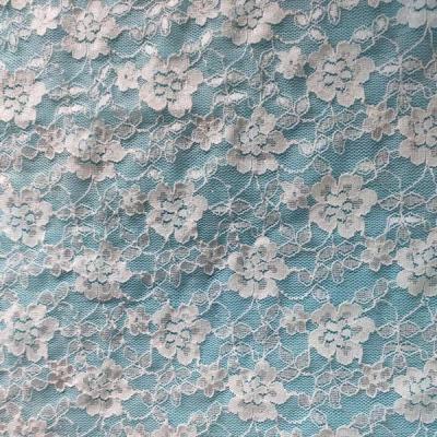 China Small Viable Elastic Nigerian Flower Pattern Lace Fabric 2021 for sale