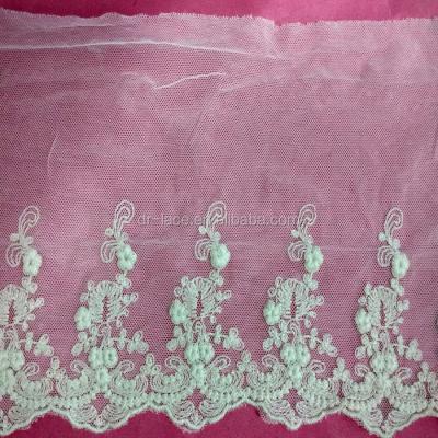 China Latest Design Sustainable Cotton Swiss Voile Lace For Beautiful Skirts for sale