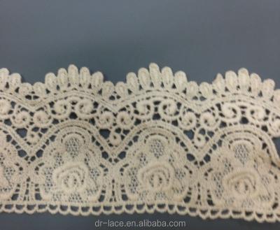 China 2022 Viable 100% Cotton White Embroidery Crochet Collar Lace Trimmings, Lace Trim for sale