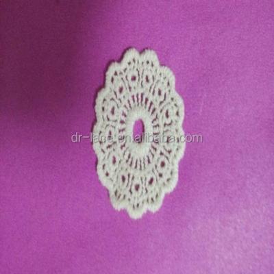 China Viable Cotton Lace Flower Lace Appliques For Dresses for sale